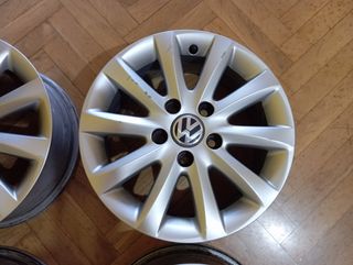 4 Llantas VW Golf V aluminio 1K110 (grupo wag).