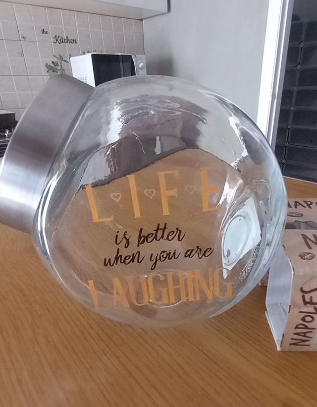 Set 6 tazzine caffè Calli Napoli + barattolo