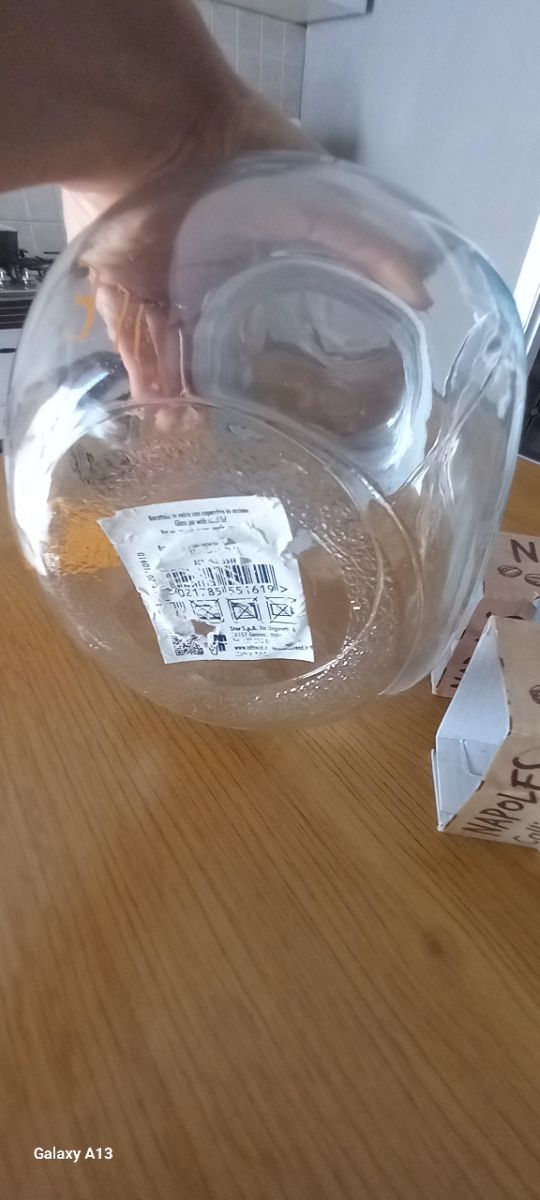 Set 6 tazzine caffè Calli Napoli + barattolo