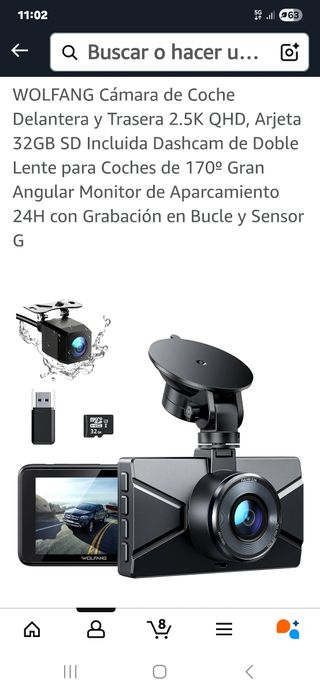 Cámara salpicadero WOLFGANG WD02