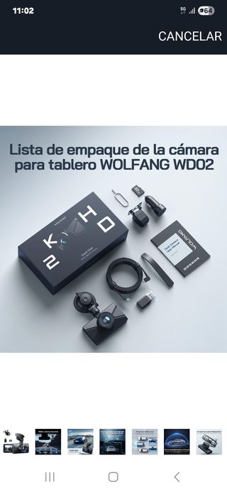 Cámara salpicadero WOLFGANG WD02