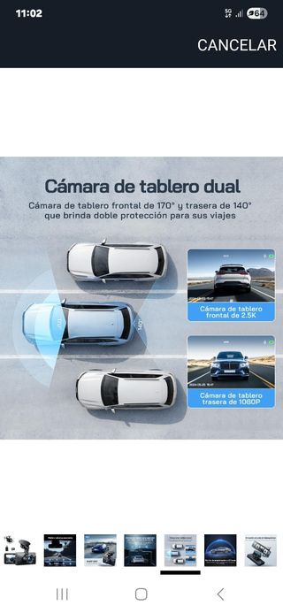 Cámara salpicadero WOLFGANG WD02