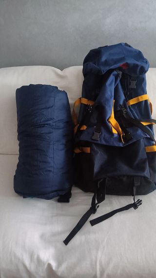 Mochila Pathfinder + saco dormir