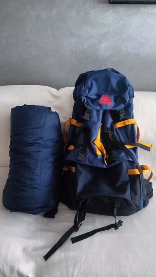 Mochila Pathfinder + saco dormir