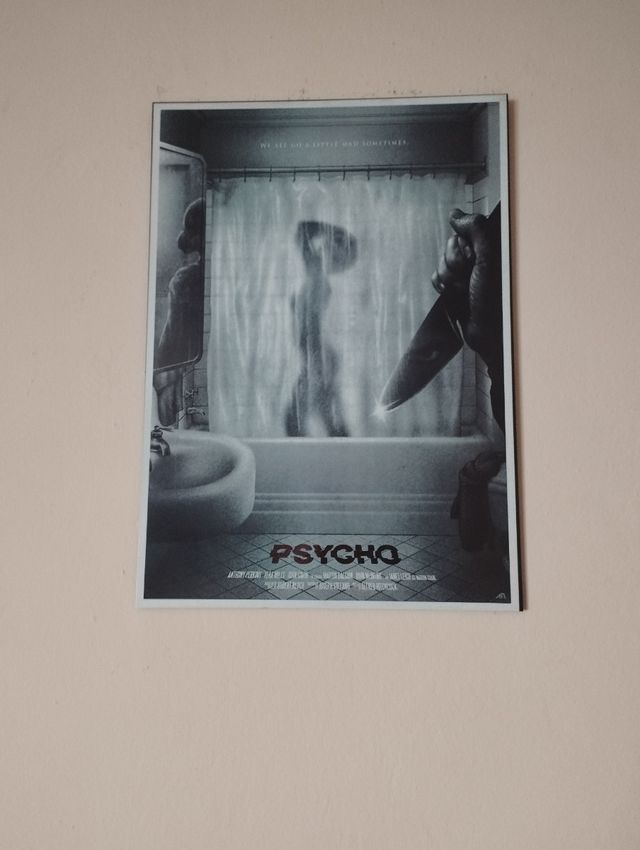 Poster Psicosis (Alfred Hitchcock)