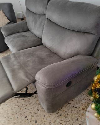 Sofá relax gris