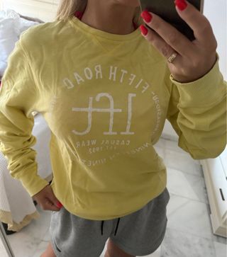 Sudadera Lefties amarilla talla S/M