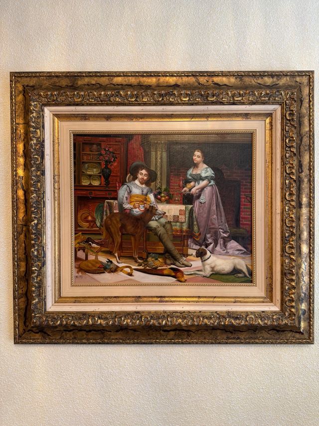 Cuadro vintage parejas