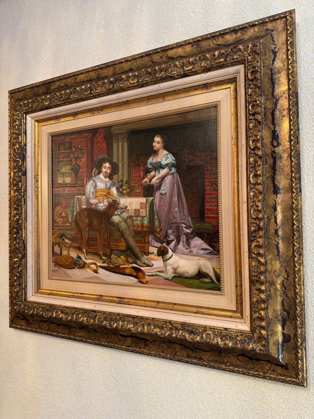 Cuadro vintage parejas