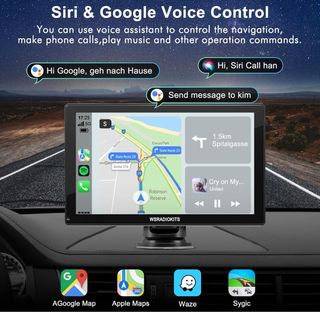 Pantalla 9” autocaravanas/camper/coches Carplay/