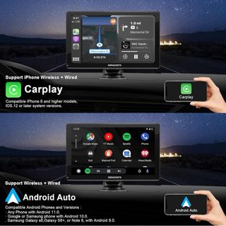 Pantalla 9” autocaravanas/camper/coches Carplay/