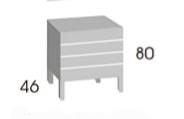 26291 MUEBLE DE BAÑO (80CM) + LAVABO *NUEVO*