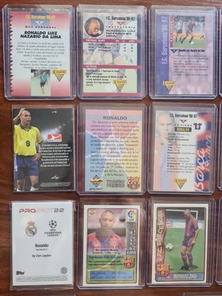 ♡PERFIL TOP♡Lote cromos Ronaldo Nazario