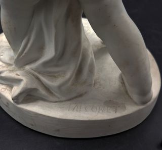 GRANDE COPPIA DI ANGELI CHErubinI IN BISCUIT