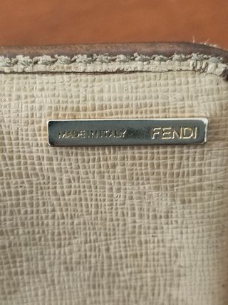 Portafoglio Fendi vintage beige