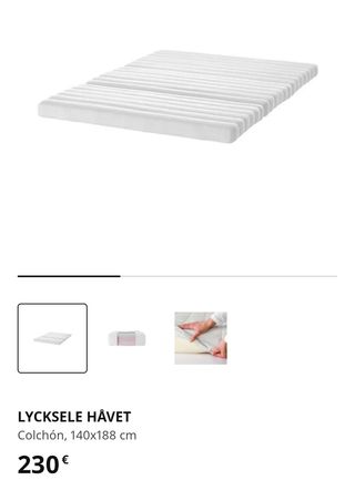 Sofá cama IKEA LYCKSELE 2 plazas