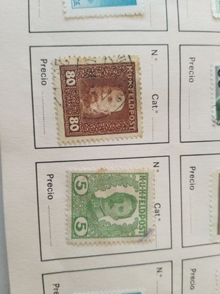 Sellos antiguos Kukfeldpost 5 y 80 escucho ofertas