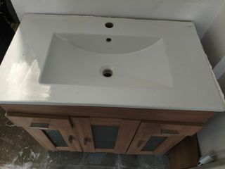 Mueble baño con lavabo