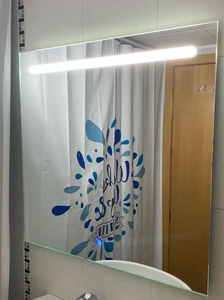 Espejo de baño - Intensidad luz LED regulable