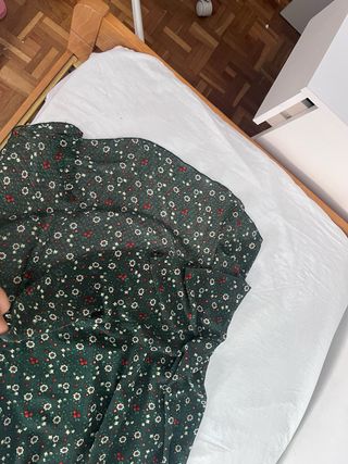 conjunto de flores verde