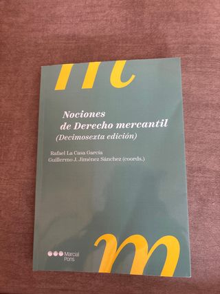 Nociones de Derecho mercantil 16.ª ed.
