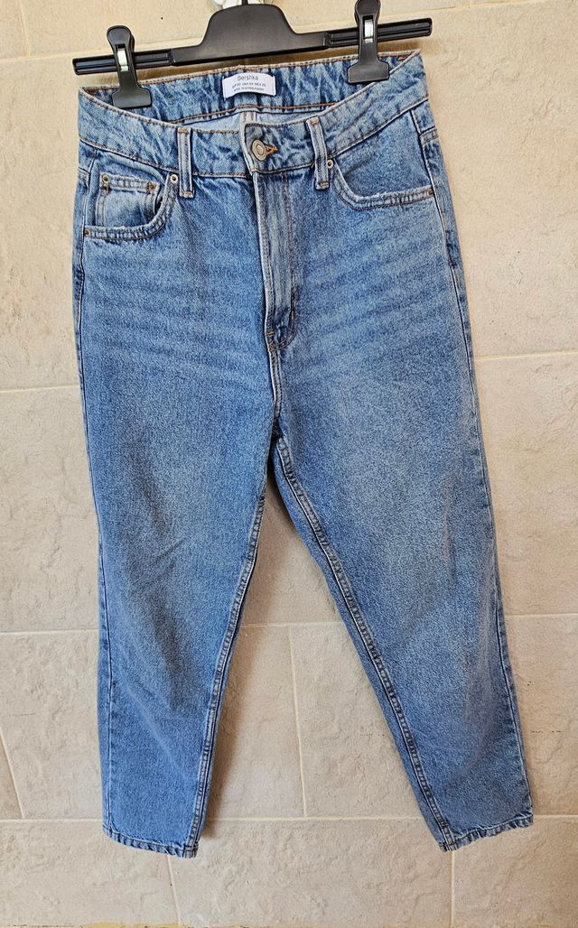 Vaqueros Mom Fit | Talle Alto