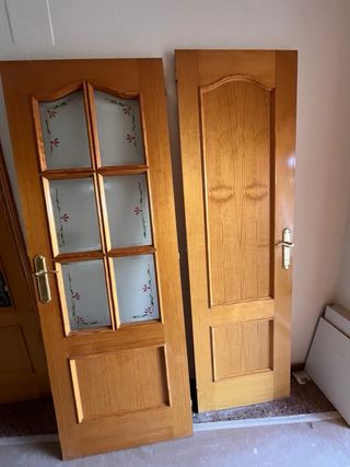 Puertas madera maciza de pino 