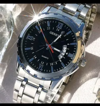 Reloj GENEVA cuarzo, acero