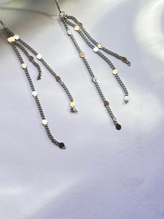 Pendientes plata 925 largos