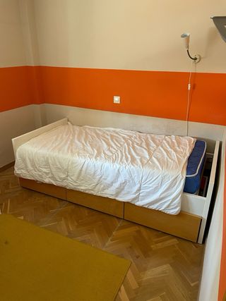 Cama individual con 3 cajones + edredon