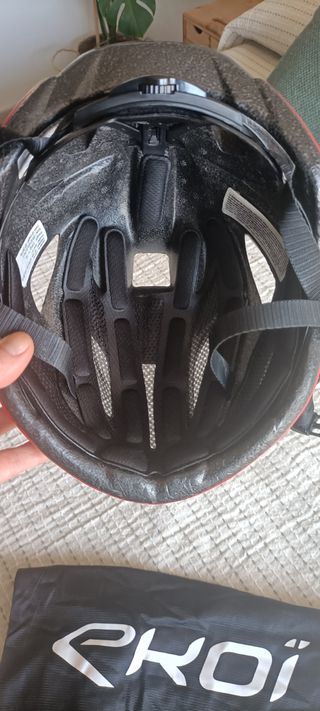 Casco ciclismo ekoi ar13 rojo