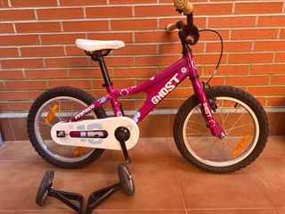 Bicicleta Ghost Powerkid 16" niña