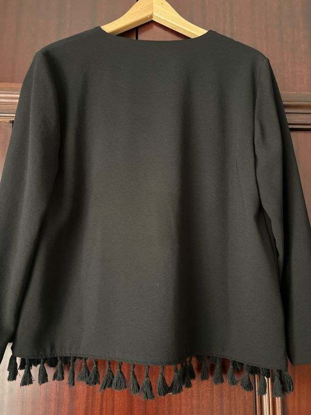 Blusa Zara negra - L