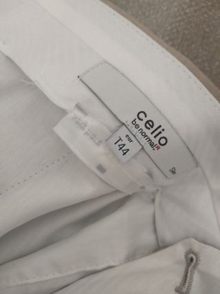 Traje chaqueta Celio beige