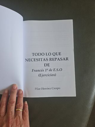 Todo lo que necesitas repasar de Francés de 1º ...