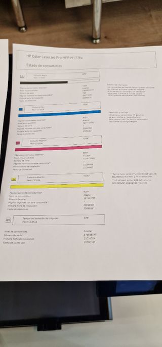 Impresora HP M177fw Láser Color