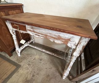 Mesa auxiliar pino norte, acabado vintage