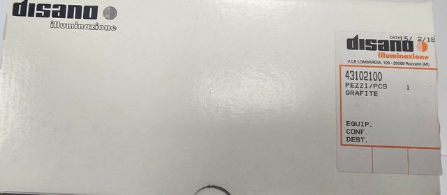 Caja empotrada Disano 43102100 y 43100100