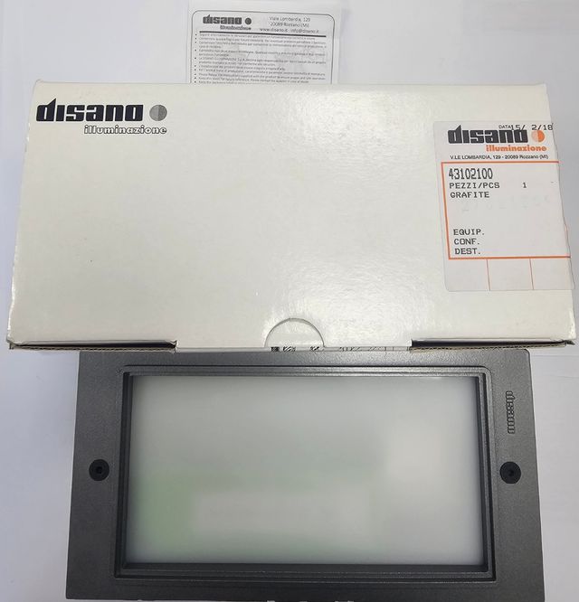 Caja empotrada Disano 43102100 y 43100100