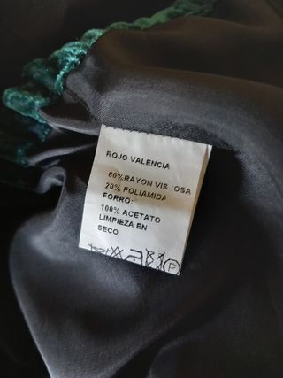 Traje terciopelo TIZETO XXL