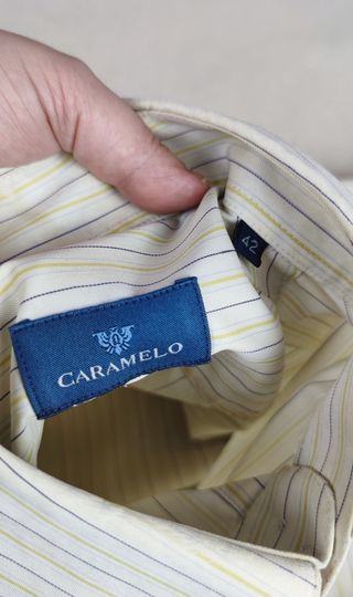Camisa algodón Caramelo rayas talla 42