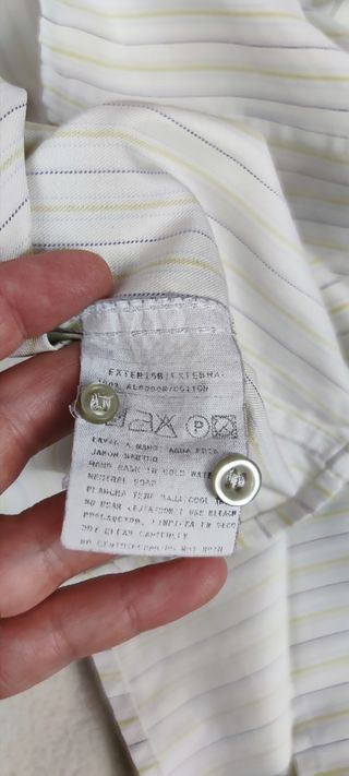 Camisa algodón Caramelo rayas talla 42