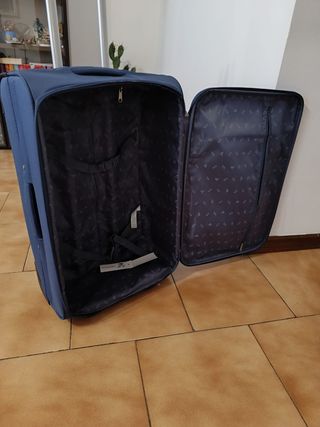 Maleta con ruedas y asa estendible