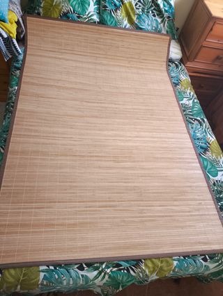 Alfombra bambú - Beige/Marrón