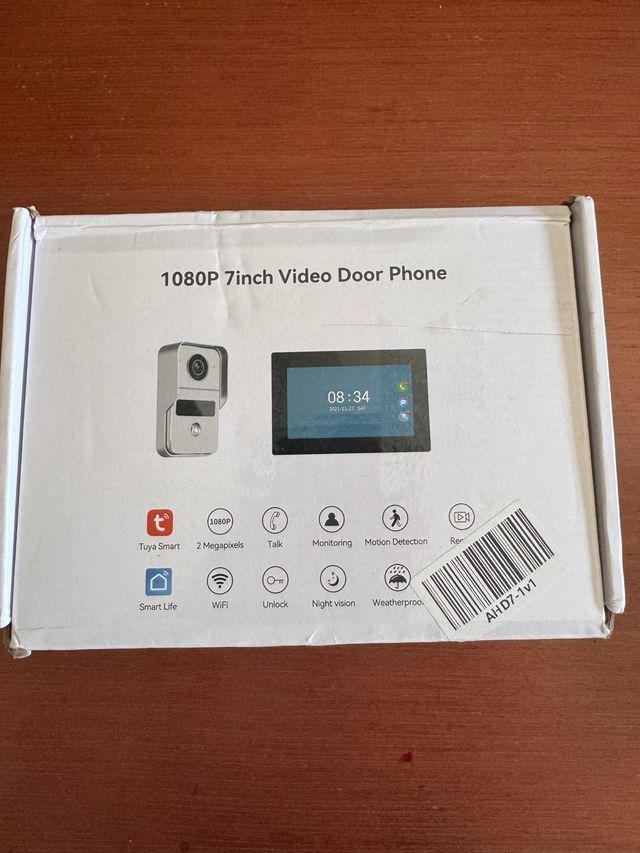 Videoportero Wifi 7" 1080p Tuya Smart