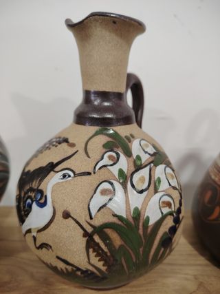 Jarrón Mexicano pintado a mano