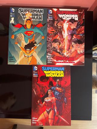 Pack comics Superman/Wonder Woman núm. 1-3