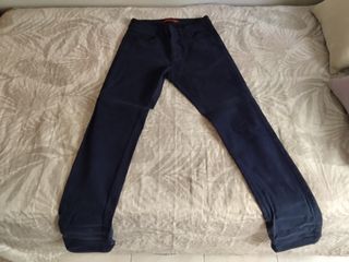 Pantalones chinos azul marino hombre