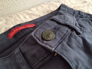 Pantalones chinos azul marino hombre