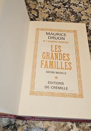 Libros en frances de historia y novelas